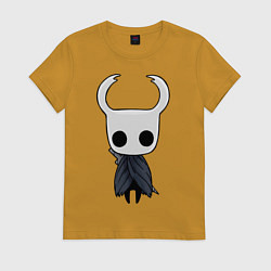 Футболка хлопковая женская Hollow Knight, цвет: горчичный