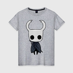 Футболка хлопковая женская Hollow Knight, цвет: меланж