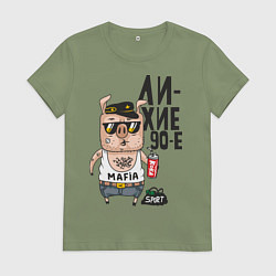 Женская футболка Лихие 90-е