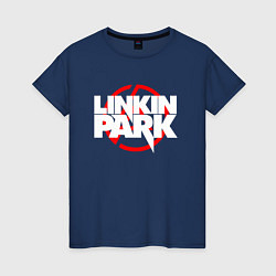 Футболка хлопковая женская LINKIN PARK, цвет: тёмно-синий