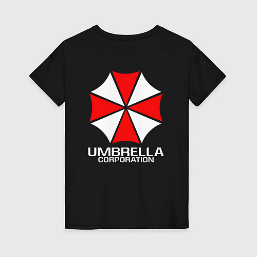 Женская футболка UMBRELLA CORP / Черный – фото 2