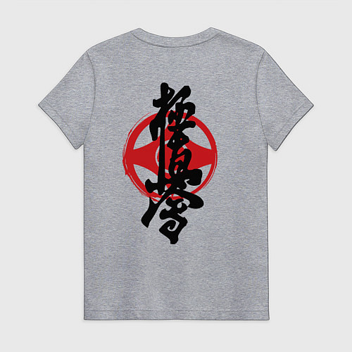 Женская футболка Киокушинкай / Меланж – фото 2