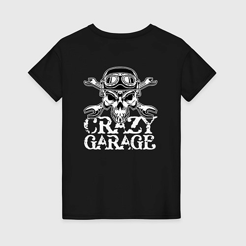 Женская футболка Crazy garage / Черный – фото 2