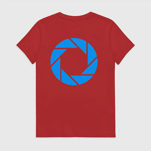 Женская футболка PORTAL / Красный – фото 2