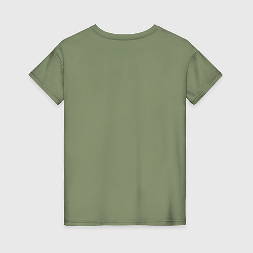 Женская футболка Безликий на качелях / Авокадо – фото 2