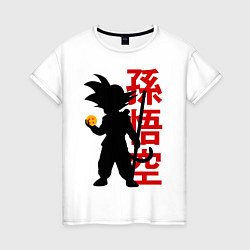 Женская футболка Dragon Ball Goku