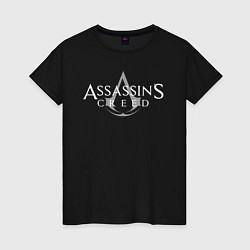 Футболка хлопковая женская Assassin’s Creed, цвет: черный