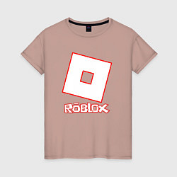 Футболка хлопковая женская ROBLOX, цвет: пыльно-розовый