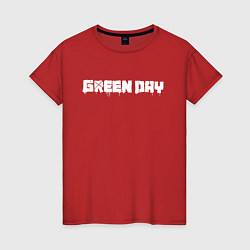 Футболка хлопковая женская GreenDay, цвет: красный