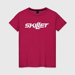 Футболка хлопковая женская Skillet, цвет: маджента