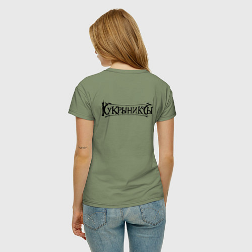 Женская футболка Кукрыниксы спина / Авокадо – фото 4