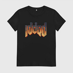 Женская футболка IDDQD DOOM