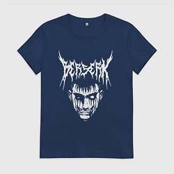 Футболка хлопковая женская BERSERK, цвет: тёмно-синий