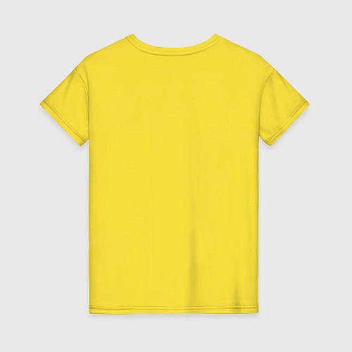 Женская футболка 1990 - рождение легенды / Желтый – фото 2