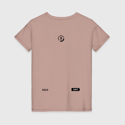 Женская футболка Stationary Run / Пыльно-розовый – фото 2