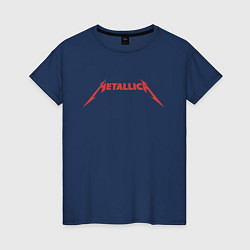 Футболка хлопковая женская And Justice For All Metallica, цвет: тёмно-синий