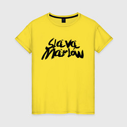 Женская футболка Slava Marlow