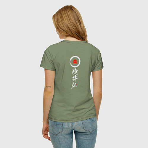 Женская футболка Ghost of Tsushima / Авокадо – фото 4