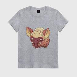 Футболка хлопковая женская Dont Starve, цвет: меланж