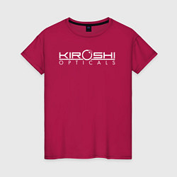 Футболка хлопковая женская KIROSHI OPTICALS, цвет: маджента