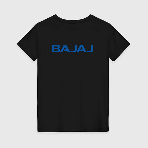 Женская футболка Bajaj Мото Лого Z / Черный – фото 2