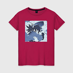 Женская футболка Гию Томиока Demon Slayer