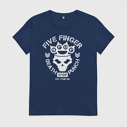 Футболка хлопковая женская 5FDP Got Your Six, цвет: тёмно-синий