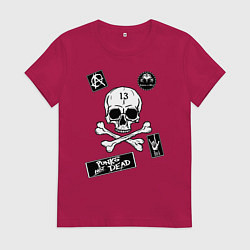 Футболка хлопковая женская Как у КНЯZZя Король и Шут, цвет: маджента