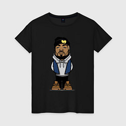 Футболка хлопковая женская Method Man, цвет: черный