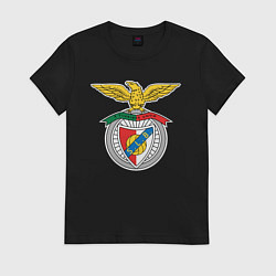 Футболка хлопковая женская Benfica, цвет: черный