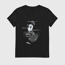 Футболка хлопковая женская Speedy T, цвет: черный