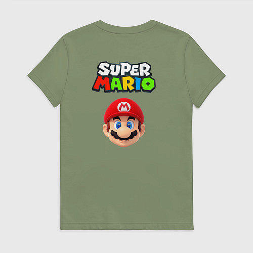 Женская футболка MarioHead / Авокадо – фото 2