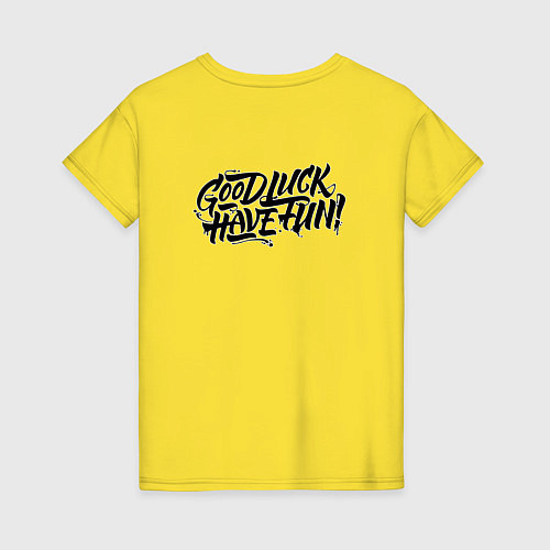 Женская футболка CS:GO Новая эра / Желтый – фото 2