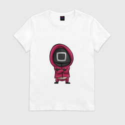 Футболка хлопковая женская Soldier - Squid Game, цвет: белый