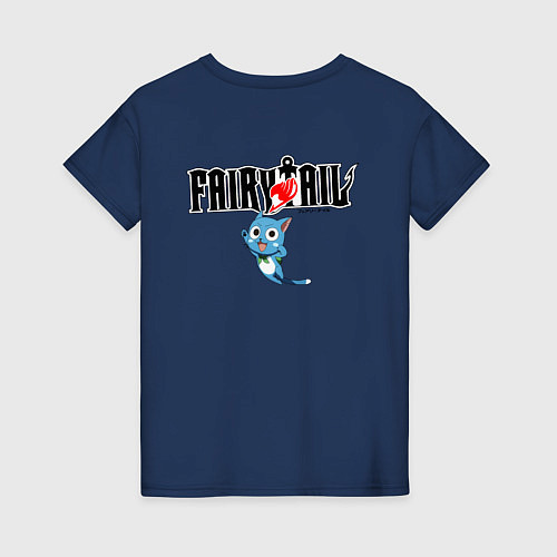 Женская футболка Heartfilia tail / Тёмно-синий – фото 2