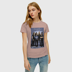 Футболка хлопковая женская Ты помнишь, как всё начиналось?, цвет: пыльно-розовый — фото 2