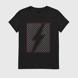 Футболка хлопковая женская SHLSHK Lightning Collection, цвет: черный