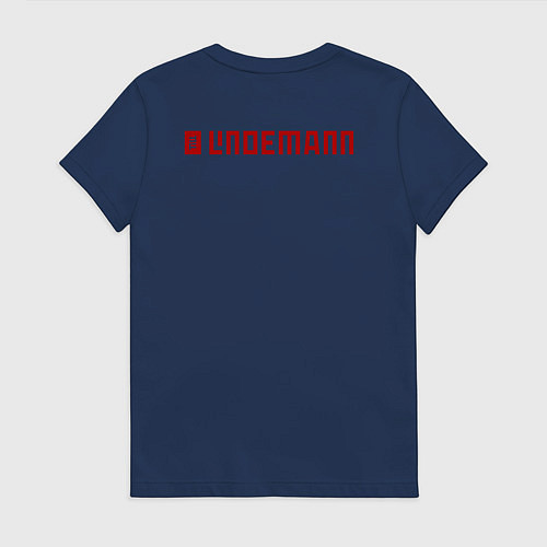 Женская футболка TILL LINDEMANN NEW LOGO / Тёмно-синий – фото 2