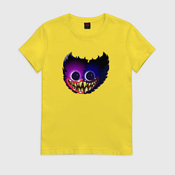 Футболка хлопковая женская Хаги Ваги 2022 New топ, цвет: желтый