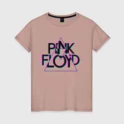 Женская футболка PINK FLOYD ПИНК ФЛОЙД ГЛИТЧ
