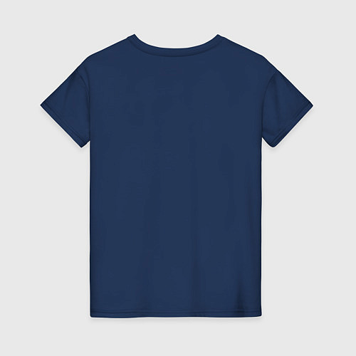 Женская футболка Two girls by sexygirlsdraw / Тёмно-синий – фото 2