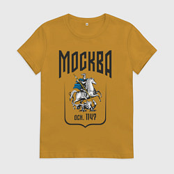 Женская футболка Москва всадник