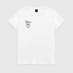 Футболка хлопковая женская The Nighters Basemans Mjolnir, цвет: белый