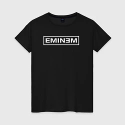 Футболка хлопковая женская Eminem ЭМИНЕМ, цвет: черный