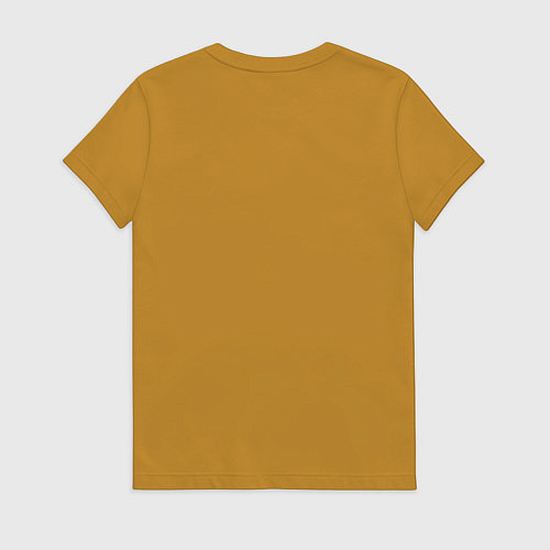 Женская футболка S T A L K E R - Logo / Горчичный – фото 2