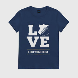 Футболка хлопковая женская Hoffenheim Love Classic, цвет: тёмно-синий