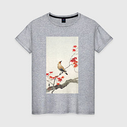 Женская футболка Japanese Plague Bird on Maple