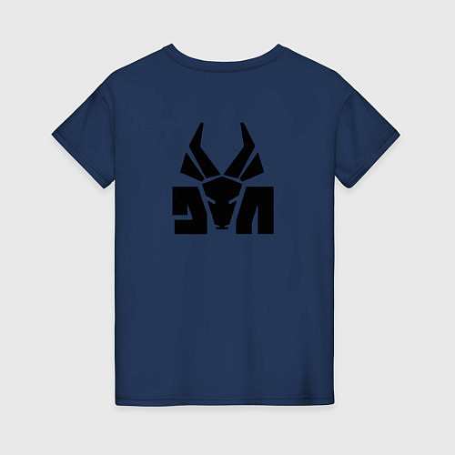 Женская футболка Die Antwoord Art / Тёмно-синий – фото 2