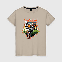 Женская футболка Motocross - Мотокросс