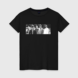 Футболка хлопковая женская OASIS monochrome, цвет: черный